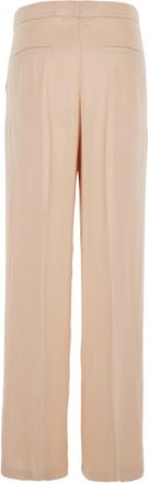 Jucca Womens Pants Pink Viscose Trousers