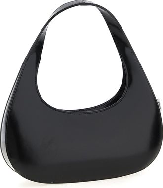 Coperni Womens Matte Leather Shoulder Bag Black Cow