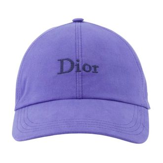 Dior Geborduurde pet - Heren - Accessoires - Paars - Maat: M Katoen