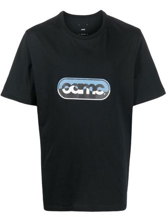 OAMC logo-print T-shirt - men - Cotton - M - Black