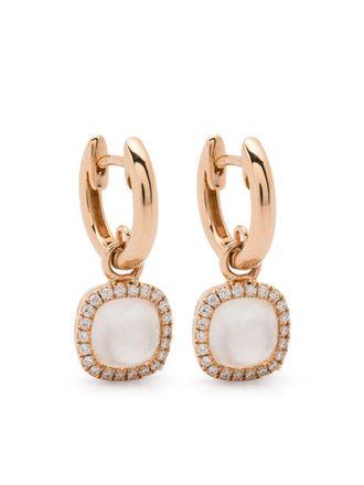 Tirisi Orecchini Monte Carlo in oro rosa 18kt con diamanti