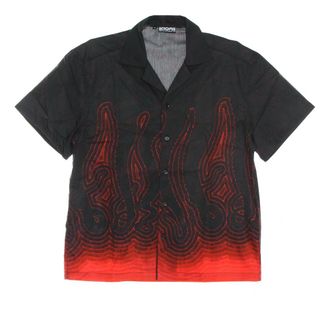 Octopus Zwart T-shirt met Korte Mouwen Abyss - Heren - Korte mouwen Overhemden - Veelkleurig - L - Katoen - Overhemden