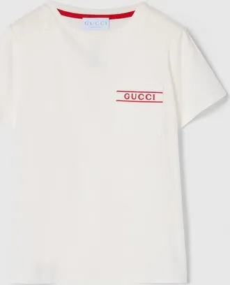 Gucci Kids - Cotton T-shirt, Size 10 years, White, Ready-to-wear