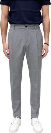 Be Able New Riccardo Broeken - Heren - Slim Fit Broeken - Grijs - W34 - Wol - Broeken