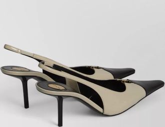 Saint Laurent babylone breteuil pumps cassandre detail