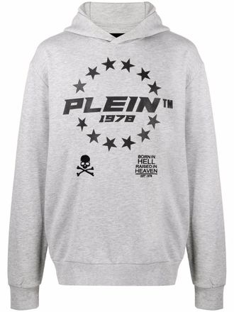 Philipp Plein Felpa con stampa - Grigio