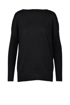 Wild Cashmere Silk and Cashmere Sweater - Black
