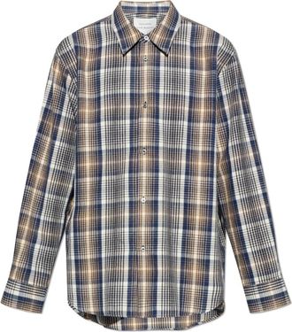 STUDIO NICHOLSON View Shirt - Heren - Casual Overhemden - Veelkleurig - L - Katoen - Overhemden