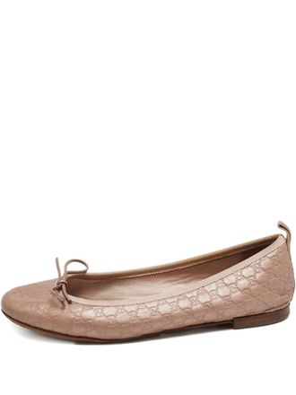 Gucci leather ballet flats - women - Leather/Rubber/Leather/Leather - 35 - Pink