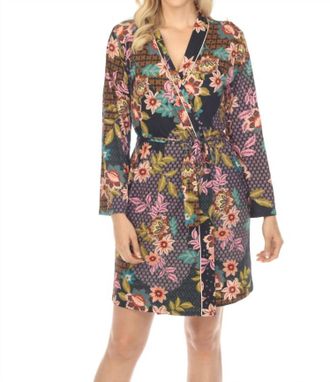 Johnny Was Jonesy Sleep Robe In Delfino