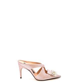 Sergio Rossi Verhoog je stijl met roze hoge hak sandalen - Dames - Sandalen met hakken - Roze - 38 EU - Schoenen