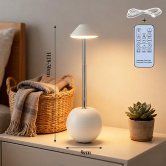 OEM L&aacute;mpara De Mesa Inal&aacute;mbrica, L&aacute;mpara De Noche Inal&aacute;mbrica, Luz Nocturna, Recargable, L&aacute;mpara De Mesa Decorativa, Dormitorio, Oficina, L&aacute;mpara De Noche