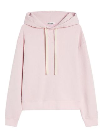 Jil Sander cotton terry hoodie - women - Cotton - S - Pink