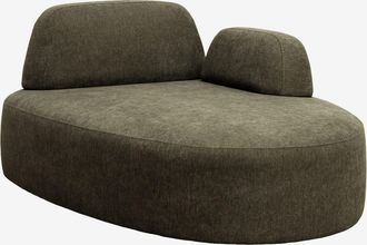 Sklum M&oacute;dulo Chaise Longue Derecho Con Reposabrazos Para Sof&aacute; Modular Tapizado Giorgia Sklum