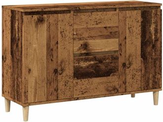 vidaXL Aparador de madera de ingeniería envejecida 102x35x70 cm Vidaxl
