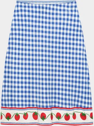 Rails x Giadzy Grazia Gingham Tomato Skirt