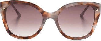 Carolina Herrera Occhiali da sole oversize - Marrone