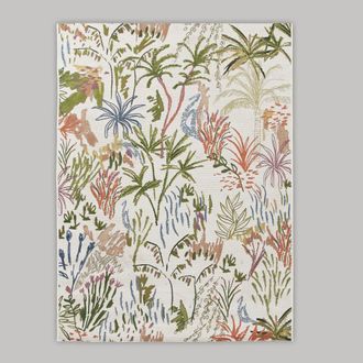 Maisons du monde Alfombra de exterior con estampado multicolor, 140x200 cm