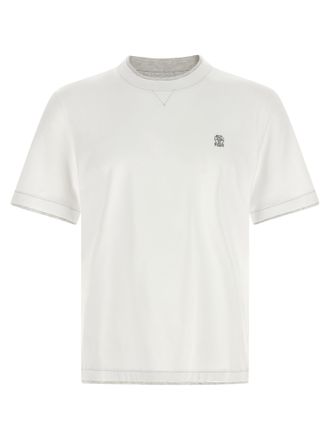 Brunello Cucinelli White Cotton Mens T-Shirt