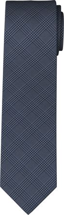 Olymp Krawatte OLYMP, Herren, marine, Web, Seide, Krawatten Krawatte, kariert, 6,5 cm