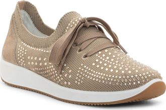 Ara Lisbon Lace-Up Sneaker in Sand at Nordstrom, Size 11.5