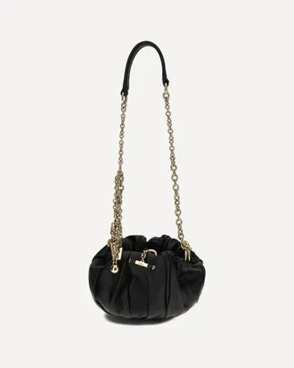 Chlo&eacute; Borsa a Spalla Pliss&eacute; con catena in pelle plissettata Woman UNI