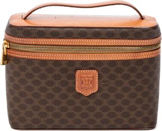 Celine Tas met handvat en logoplakkaat - Bruin