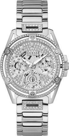 Guess Womens Queen Silver Dial Watch