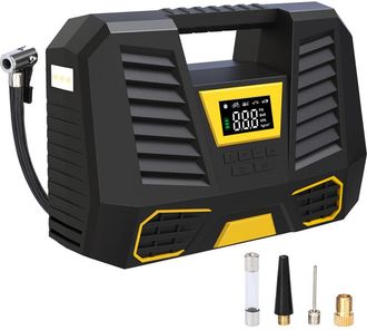 OEM Compresor De Luz Draadbare 150 Psi, Encendido Autom&aacute;tico Con L&aacute;mpara Led, Encendido R&aacute;pido Para Autom&oacute;viles Y Bicicletas