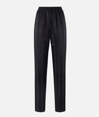Elisabetta Franchi jacquard gestreepte broek
