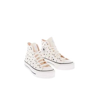 Converse Schoenen, Dames, Wit, 36 EU, Canvas High Top Sneakers