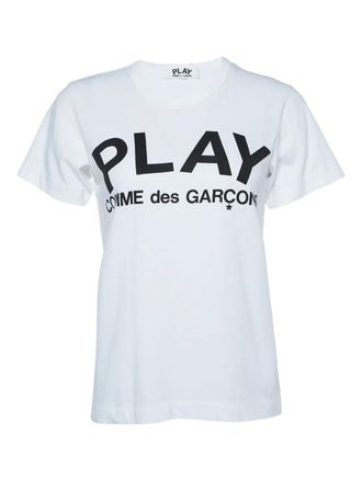 Comme Des Gar&ccedil;ons T-shirt Play - Bianco