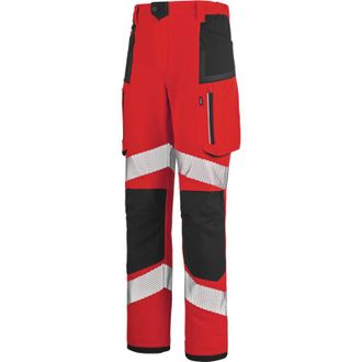 Lafont Pantal&oacute;n Star Pi Rojo Fluo / Negro Xs - Fr(36)