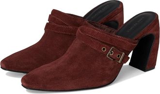 Free People Date Night Heeled Mules Womens Shoes Port Royale Suede : EU 38.5 (US Womens 8.5) M, Leather