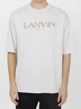 Lanvin Katoenen t-shirt met logo casual korte mouwen