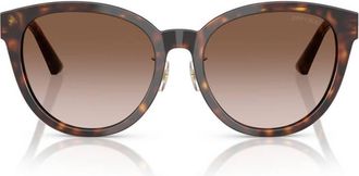 Jimmy Choo London Brown Gradient Oval Ladies Sunglasses JC5032D 50028G 55