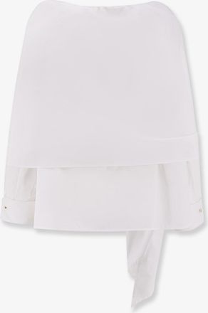 Max Mara Womens Cotton Shirt Mxmcurvone White