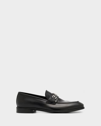 Ferragamo Men & apos;s Doupont Lux Leather Bit Loafers