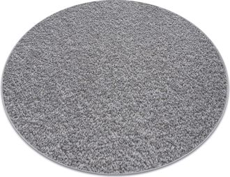 RugsX Tappeto Cerchio Eton Argento Grey Rotondo 200 Cm