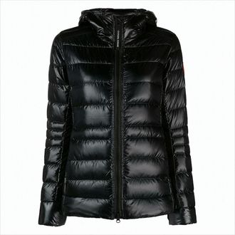 Canada Goose Glossy Quilted Short Padded Jacket With Hood