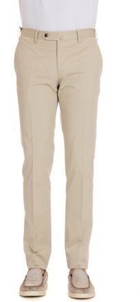 Pantaloni Torino Super Slim Cotton-Silk Trousers