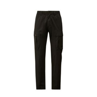 C.P. Company Slim-fit Trousers, male, Black, Size: XL Cargo Trousers