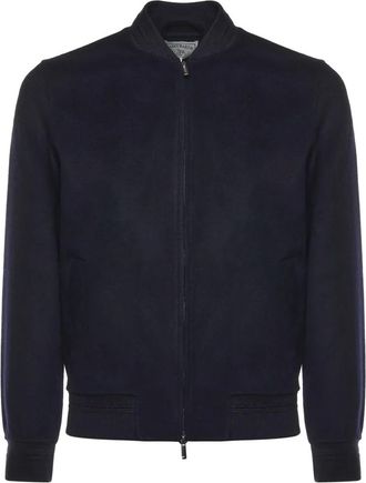 MC2 Saint Barth Wool Bomber - Heren - Bomber jackets - Blauw - XL - Wol - Jassen