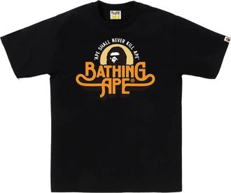 A Bathing Ape T-shirt con logo - Nero