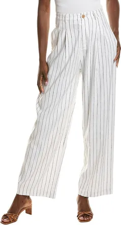 Emerson Fry Emerson Fry Essential Pleated Linen-Blend Pant