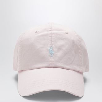 Polo Ralph Lauren Cappello da baseball rosa chiaro con logo