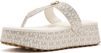 Michael Kors Koya Flip-Flops Womens Sandals Vanilla : 10 M, Synthetic