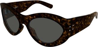 Saint Laurent SL 854 Zonnebril - Dames - Zonnebrillen - Bruin - 58 MM - Accessoires