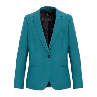 Paul Smith Blazer de Lana - Jackets - Mujer - Azul - S