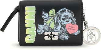 Ganni Puppy Print Card Holder